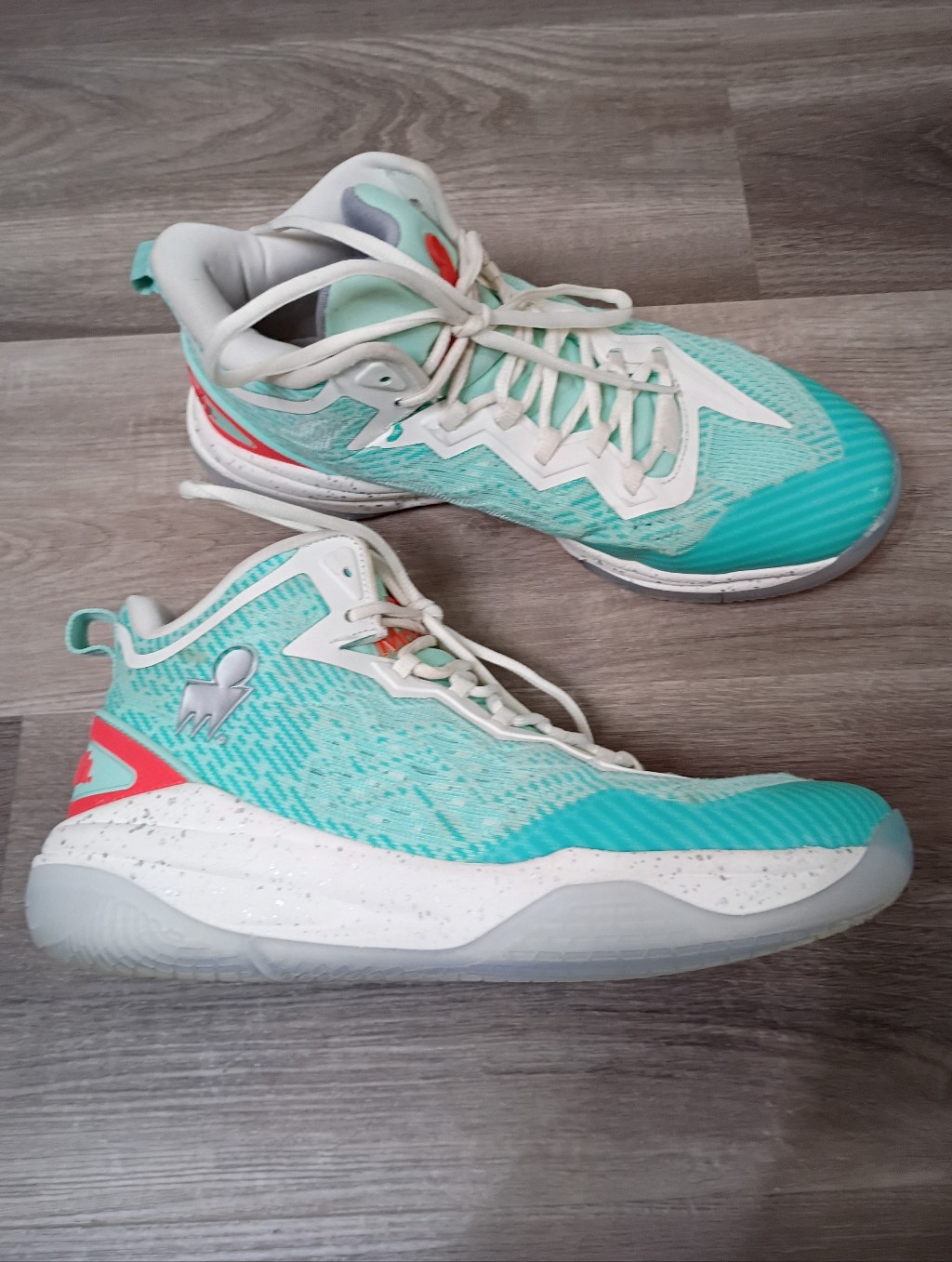 Moolah Women's Tiffany Blue Neovolt Pro V2 Athletic Basketball Shoes Size 8.5